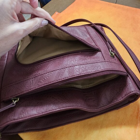 Multisac Dark Burgandy Cross Body - Picture 6 of 6